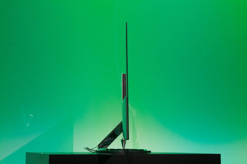 Illustration for article titled Sharp's Super Slim 4K TV Is Like Whoa Skinny